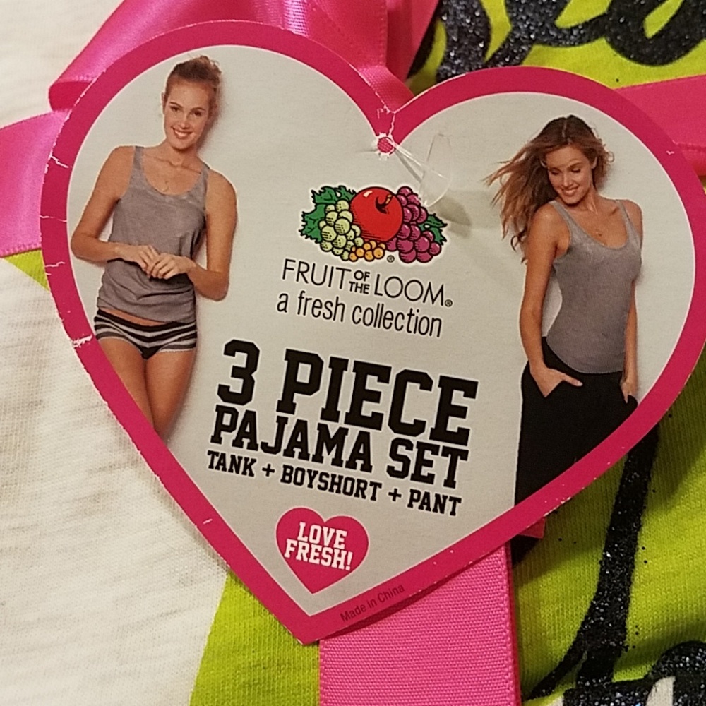 3 Piece Pajama Set - Picture 3 of 4